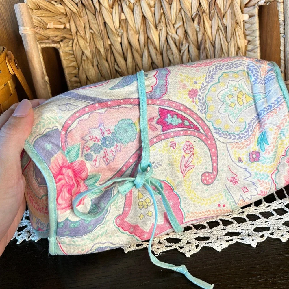 Vintage Diane von Furstenburg Travel Makeup Organizer Bag‎